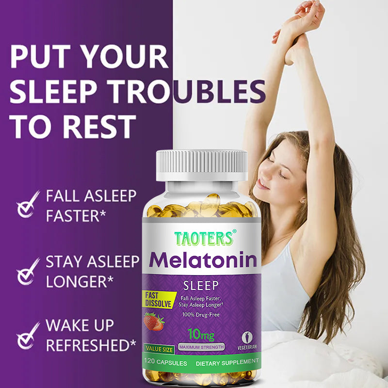 Taoters® Melatonin Fast Dissolve Sleep Support Capsules