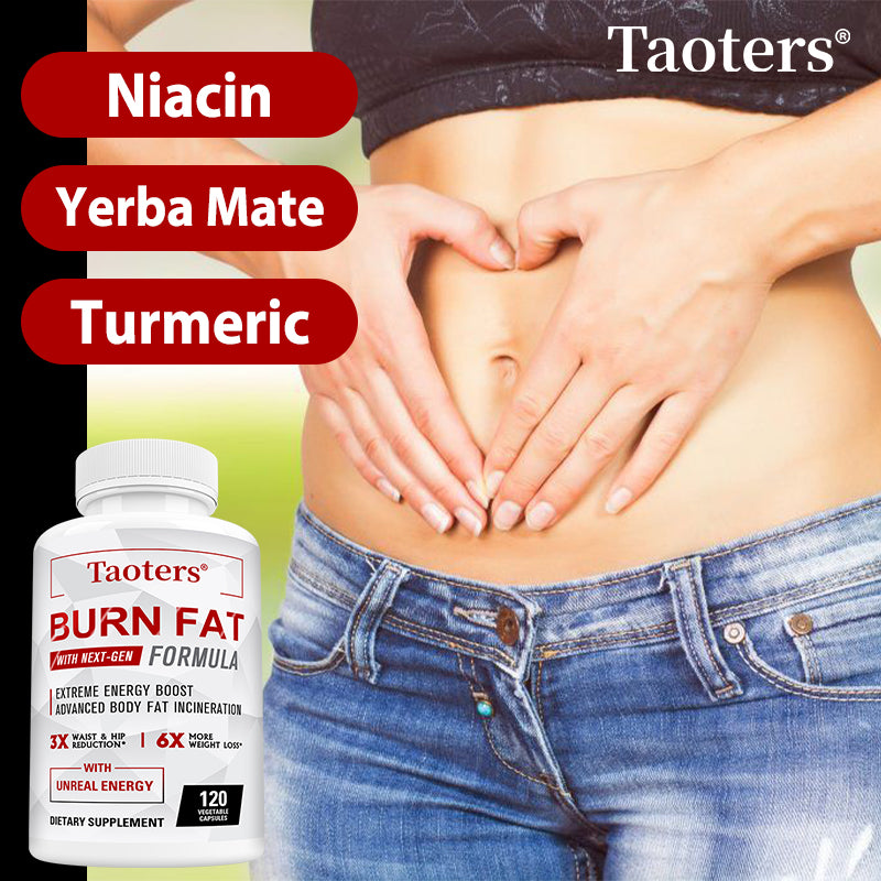 Taoters® Next-Gen Fat Burner Capsules – Advanced Weight Loss & Extreme Energy Boost Supplement (30 Veggie Capsules)