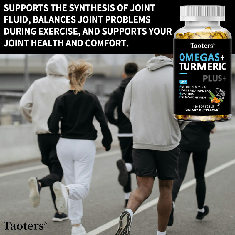 Taoters® Omegas + Turmeric Plus Softgels