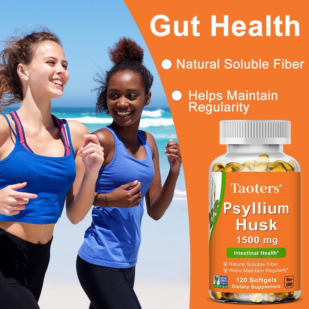 Taoters® Psyllium Husk Softgels for Intestinal & Digestive Health