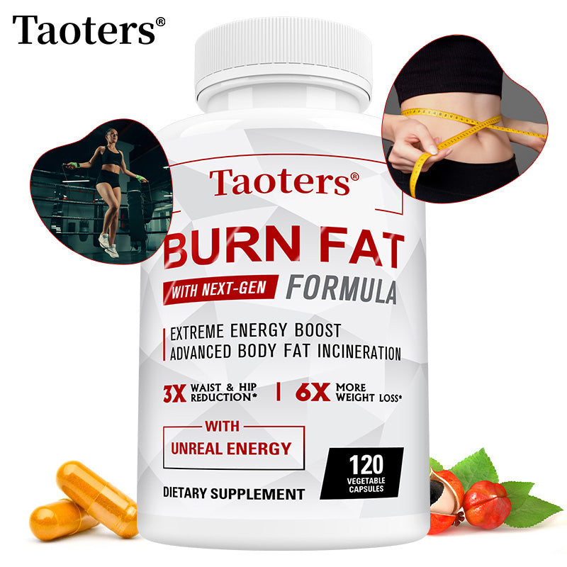 Taoters® Next-Gen Fat Burner Capsules – Advanced Weight Loss & Extreme Energy Boost Supplement (30 Veggie Capsules)