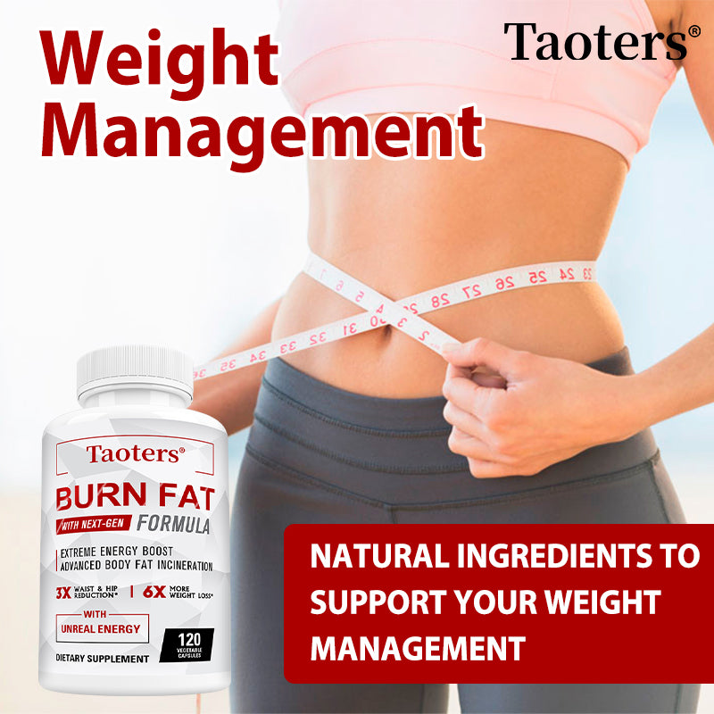 Taoters® Next-Gen Fat Burner Capsules – Advanced Weight Loss & Extreme Energy Boost Supplement (30 Veggie Capsules)
