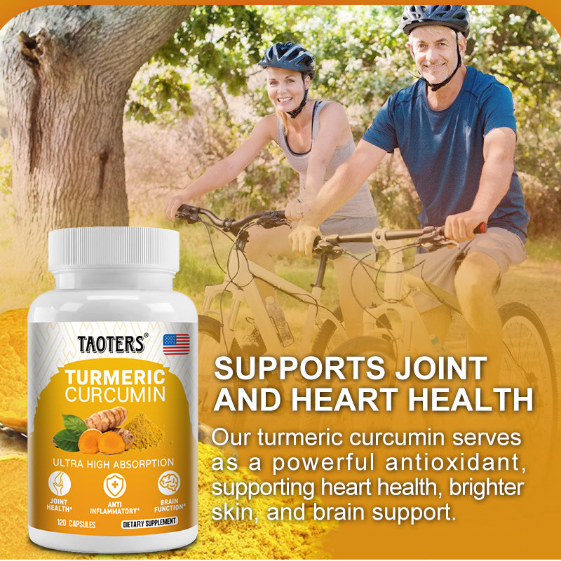 Taoters® Turmeric Curcumin Capsules with Black Pepper & Joint Support Extracts