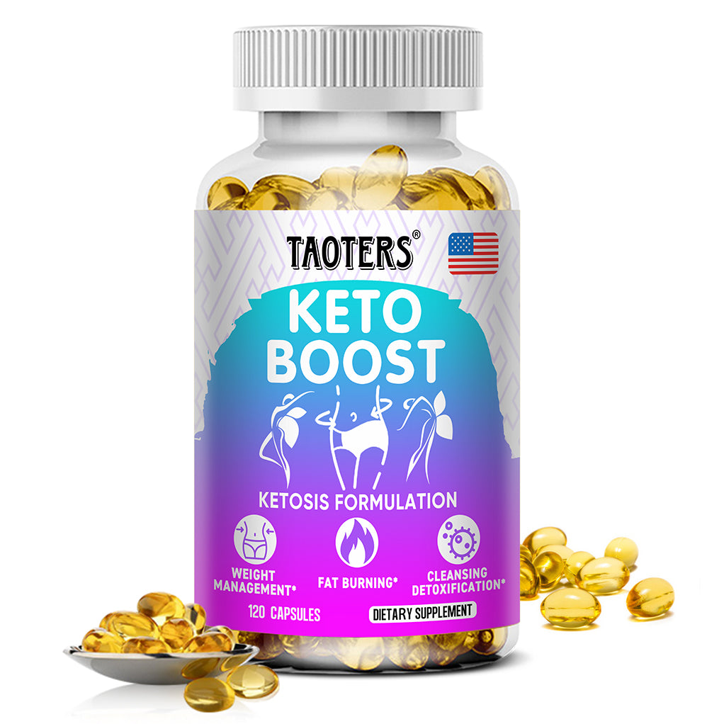 Taoters® Keto Boost Capsules with Apple Cider Vinegar & Herbal Extracts for Weight Management & Cleanse