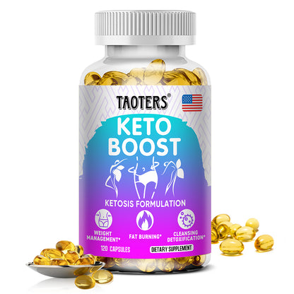 Taoters® Keto Boost Capsules with Apple Cider Vinegar & Herbal Extracts for Weight Management & Cleanse