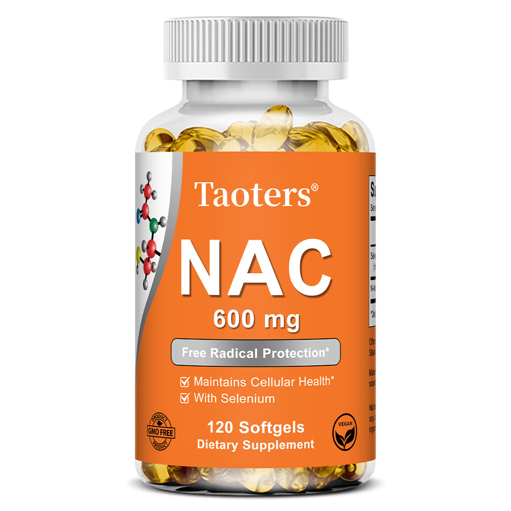 Taoters® NAC N-Acetyl Cysteine Softgels with Selenium