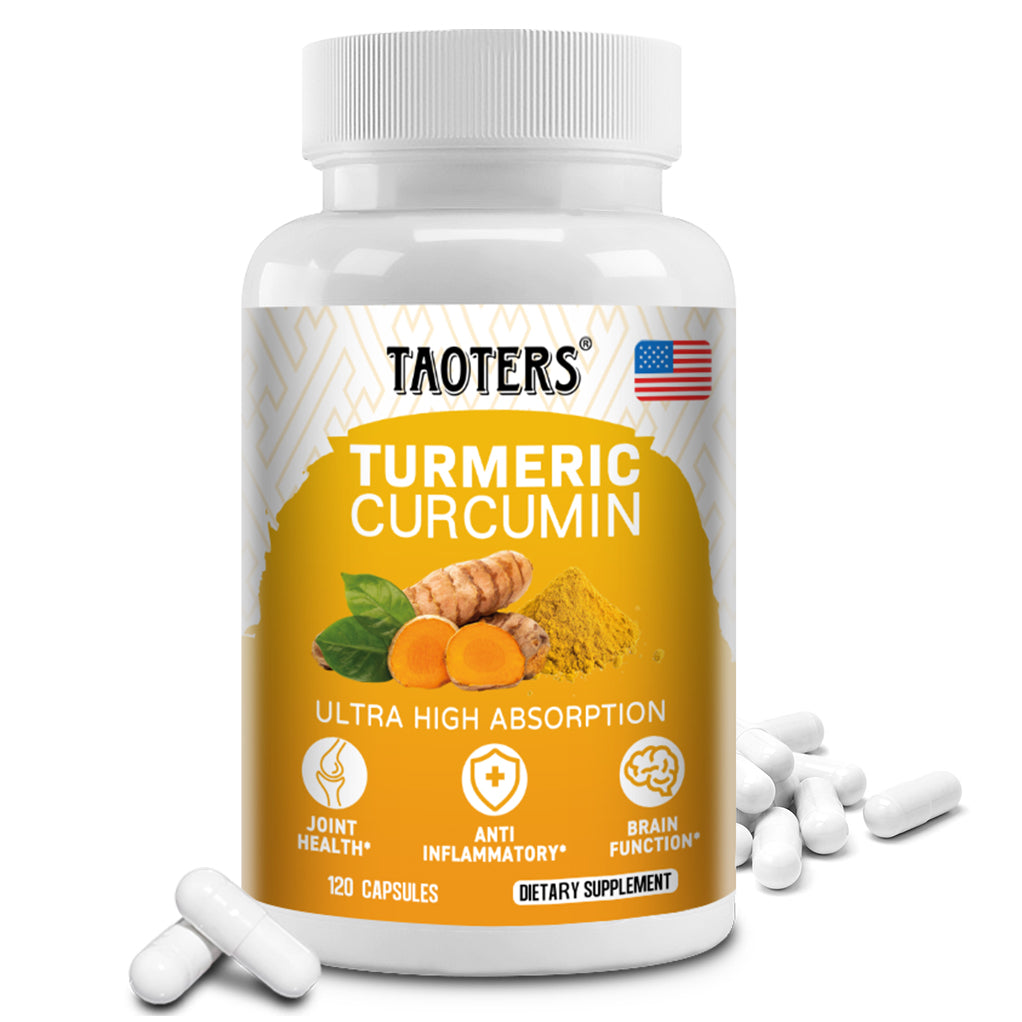 Taoters® Turmeric Curcumin Capsules with Black Pepper & Joint Support Extracts