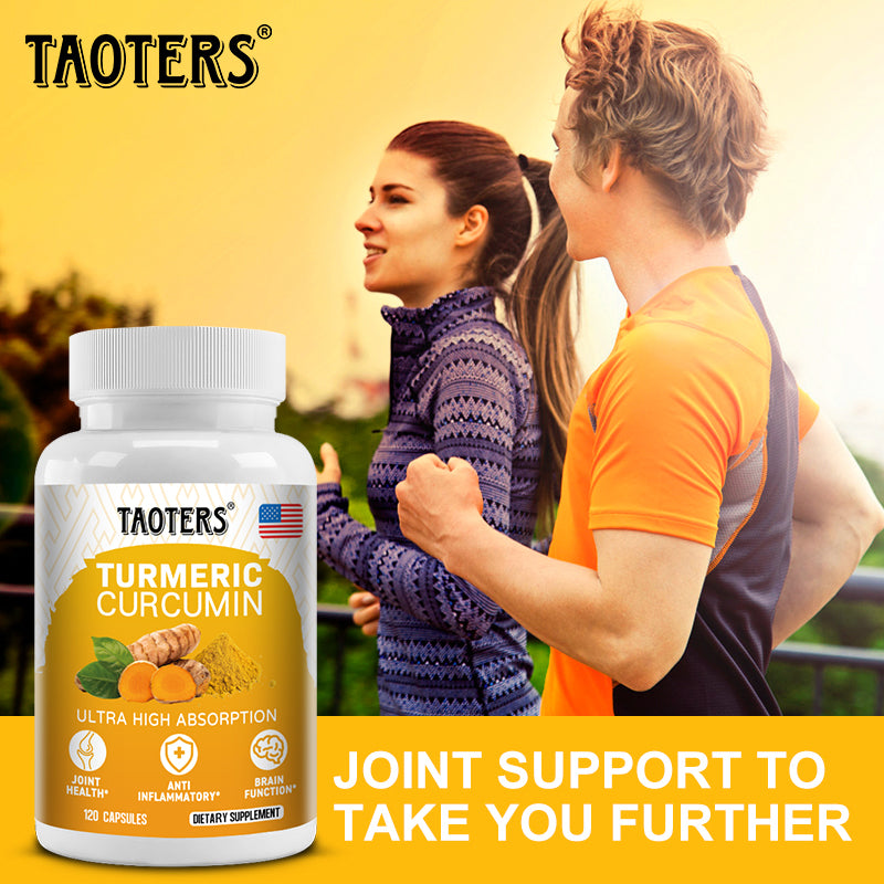 Taoters® Turmeric Curcumin Capsules with Black Pepper & Joint Support Extracts