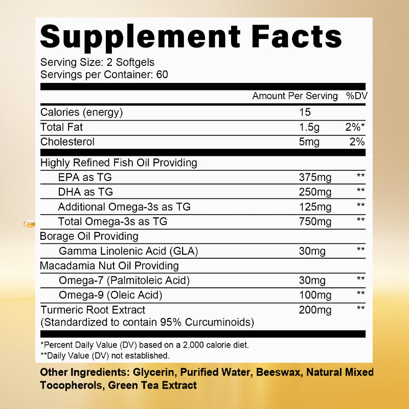 Taoters® Omegas + Turmeric Plus Softgels
