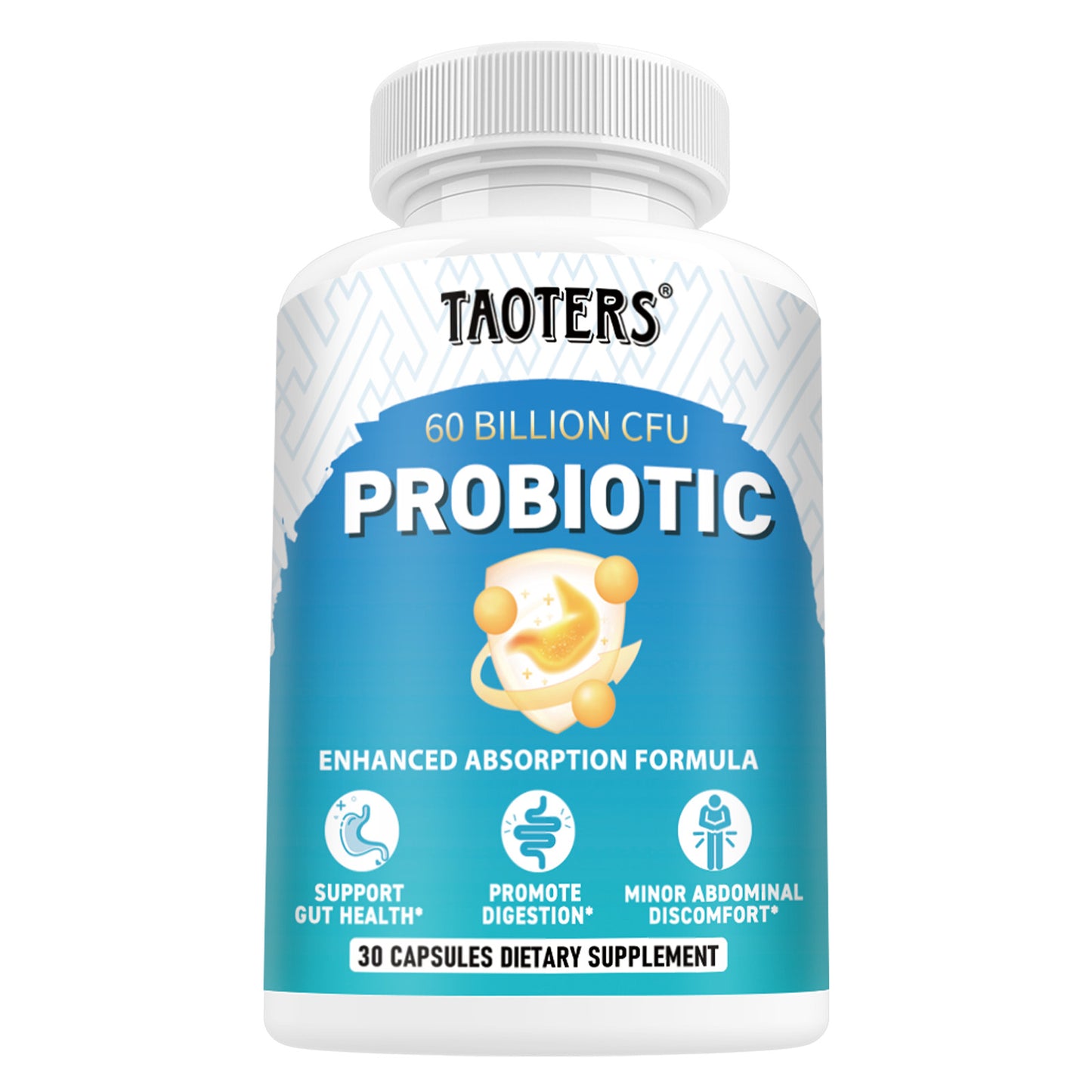 TAOTERS Probiotic 60 Billion CFU – Advanced Gut Health & Digestive Support Formula