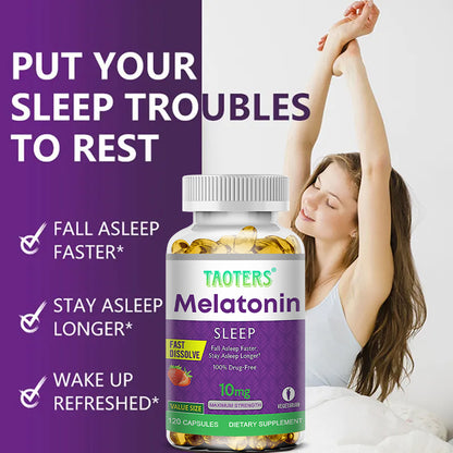 Taoters® Melatonin Fast Dissolve Sleep Support Capsules