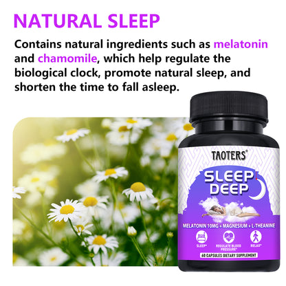 Deep Sleep Formula with Melatonin, Magnesium & L-Theanine