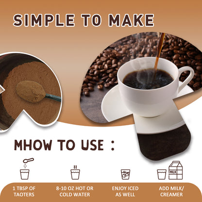Taoters Mushroom Coffee – Focus Blend | 45 Servings