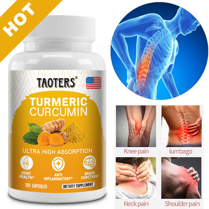 Taoters® Turmeric Curcumin Capsules with Black Pepper & Joint Support Extracts