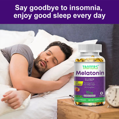 Taoters® Melatonin Fast Dissolve Sleep Support Capsules