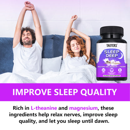 Deep Sleep Formula with Melatonin, Magnesium & L-Theanine