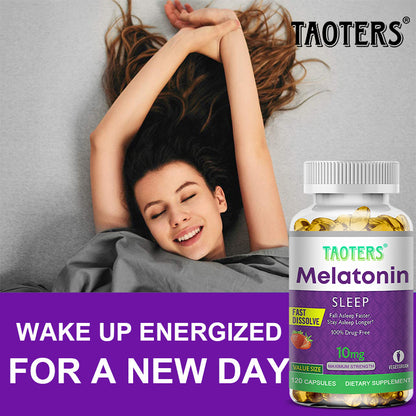 Taoters® Melatonin Fast Dissolve Sleep Support Capsules
