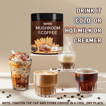 Taoters Mushroom Coffee – Focus Blend | 45 Servings