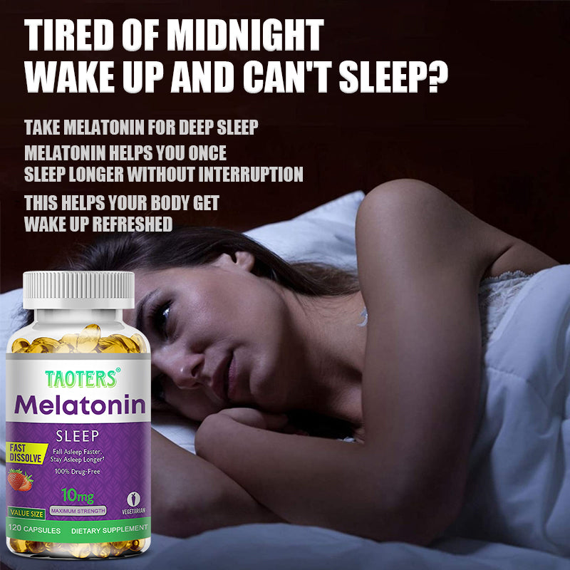 Taoters® Melatonin Fast Dissolve Sleep Support Capsules