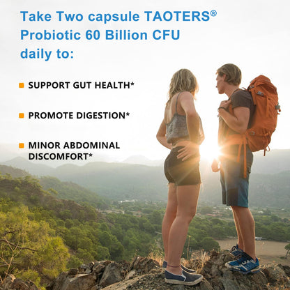 TAOTERS Probiotic 60 Billion CFU – Advanced Gut Health & Digestive Support Formula