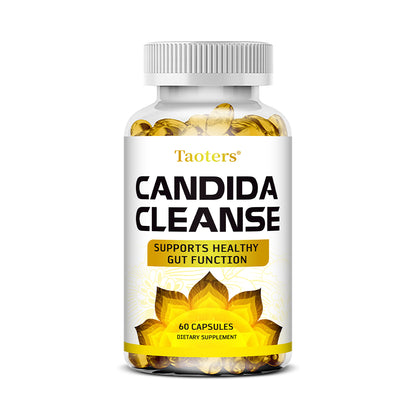 Taoters® Candida Cleanse Supplement Capsules with Oregano Leaf & Probiotics for Gut Health Support