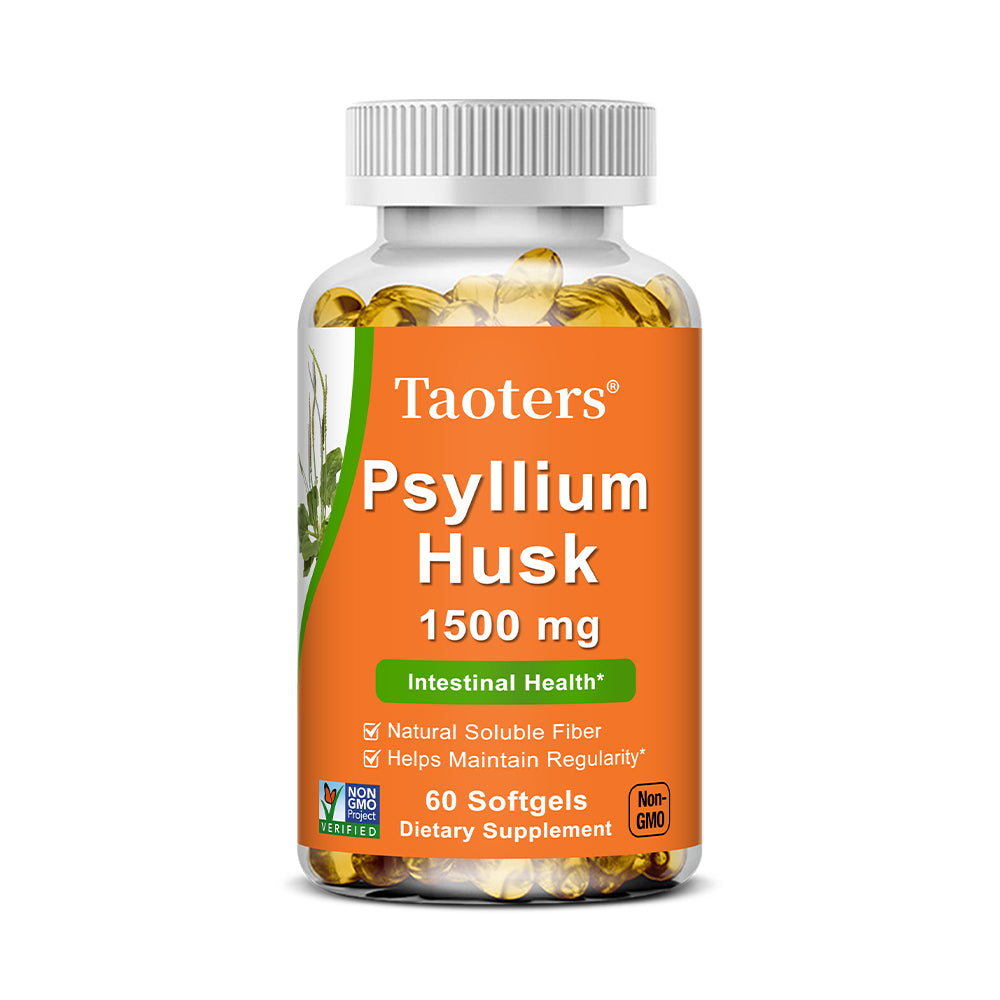 Taoters® Psyllium Husk Softgels for Intestinal & Digestive Health