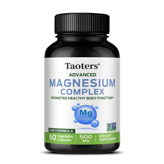 Taoters® Advanced 5-in-1 Magnesium Complex with Glycinate, Citrate, Malate, Taurate & Oxide