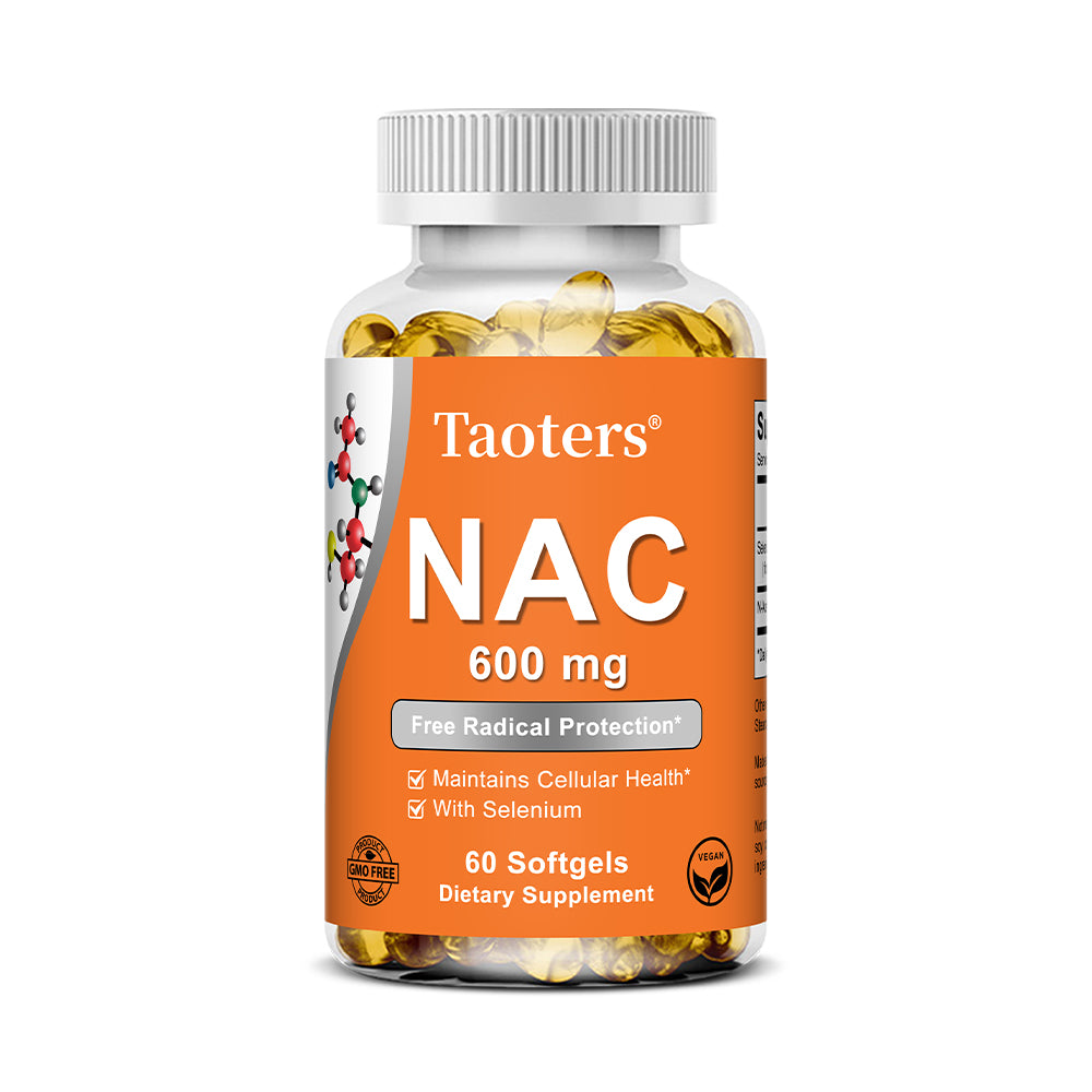 Taoters® NAC N-Acetyl Cysteine Softgels with Selenium