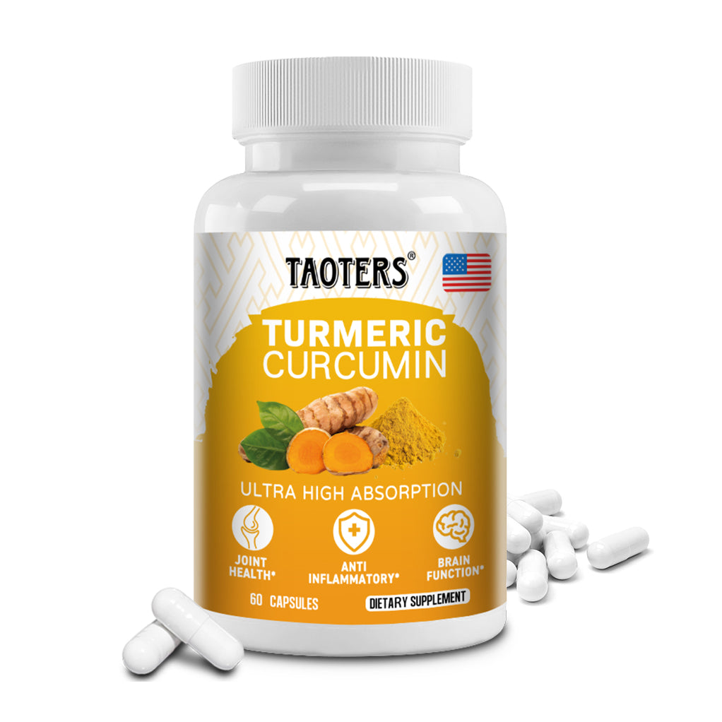 Taoters® Turmeric Curcumin Capsules with Black Pepper & Joint Support Extracts