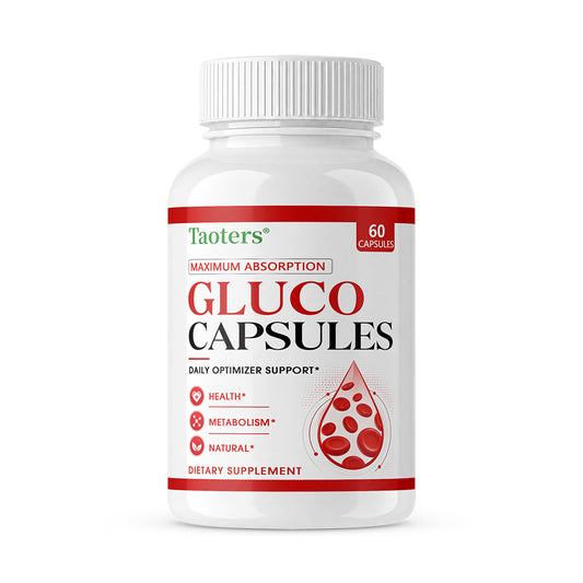 Taoters® Advanced Multi-Nutrient Gluco Capsules with Cinnamon, Green Tea, Lutein & Zeaxanthin