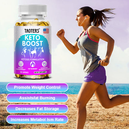 Taoters® Keto Boost Capsules with Apple Cider Vinegar & Herbal Extracts for Weight Management & Cleanse