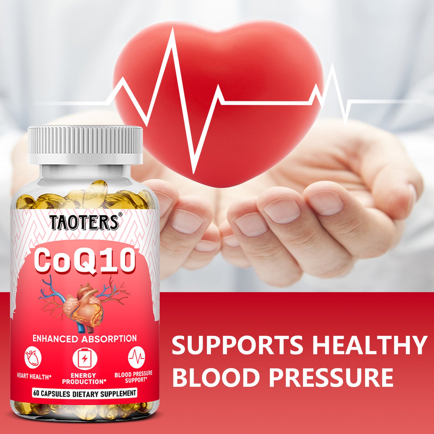CoQ10 Advanced Absorption Formula – Heart, Energy & Blood Pressure Support