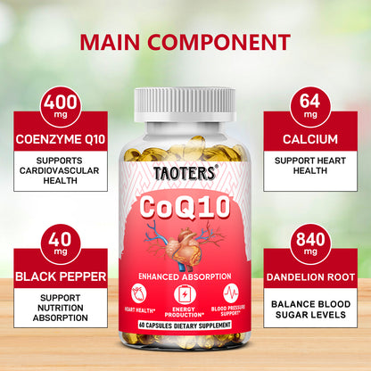 CoQ10 Advanced Absorption Formula – Heart, Energy & Blood Pressure Support
