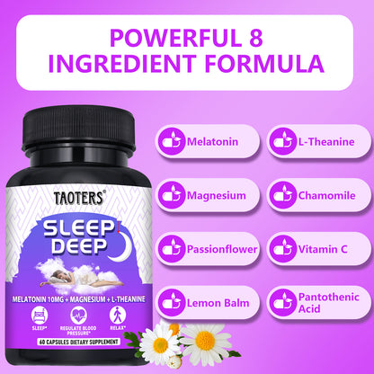 Deep Sleep Formula with Melatonin, Magnesium & L-Theanine