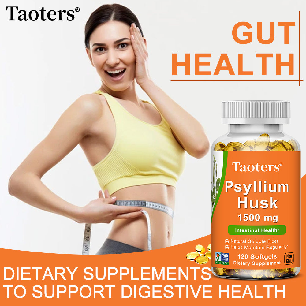 Taoters® Psyllium Husk Softgels for Intestinal & Digestive Health