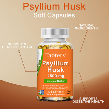 Taoters® Psyllium Husk Softgels for Intestinal & Digestive Health