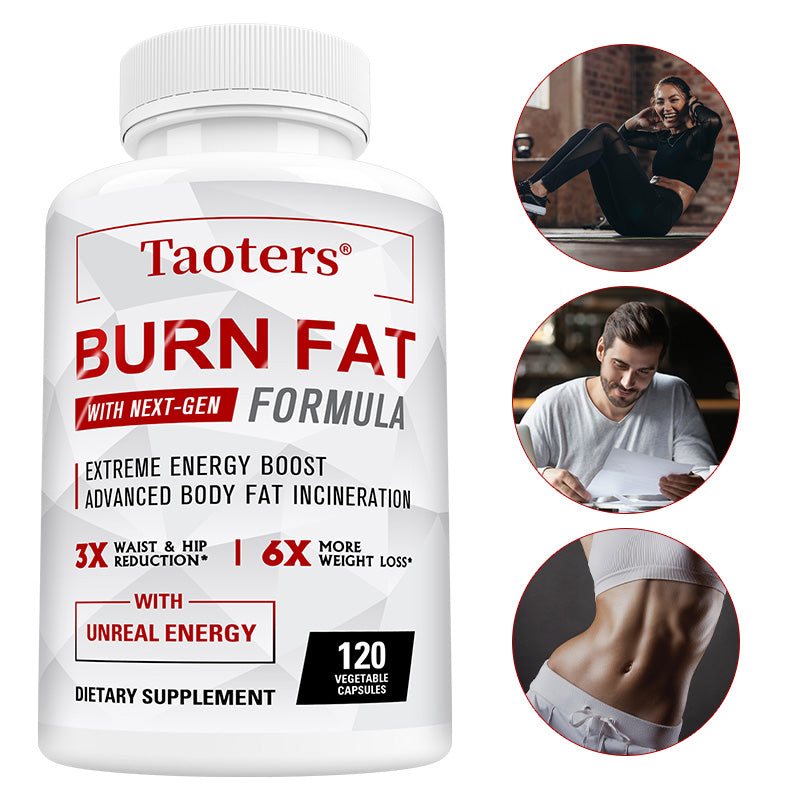Taoters® Next-Gen Fat Burner Capsules – Advanced Weight Loss & Extreme Energy Boost Supplement (30 Veggie Capsules)