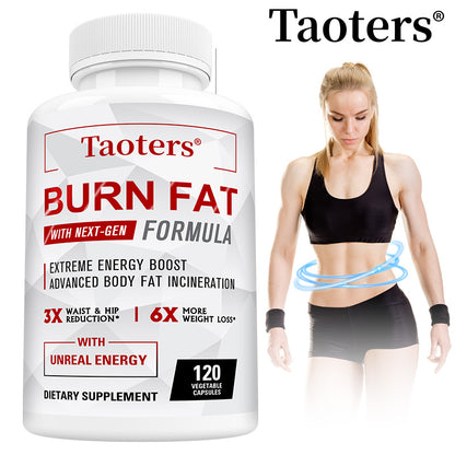 Taoters® Next-Gen Fat Burner Capsules – Advanced Weight Loss & Extreme Energy Boost Supplement (30 Veggie Capsules)
