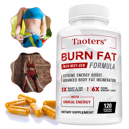Taoters® Next-Gen Fat Burner Capsules – Advanced Weight Loss & Extreme Energy Boost Supplement (30 Veggie Capsules)