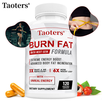 Taoters® Next-Gen Fat Burner Capsules – Advanced Weight Loss & Extreme Energy Boost Supplement (30 Veggie Capsules)